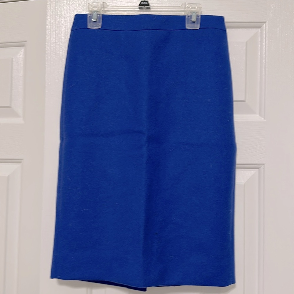 J. Crew No. 2 Pencil Skirt in double-serge wool, 00